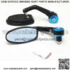 2X 7/8"22MM Aluminum Motorcycle ATV Scooter Handle Bar End Rearview Side Mirrors - Image 4
