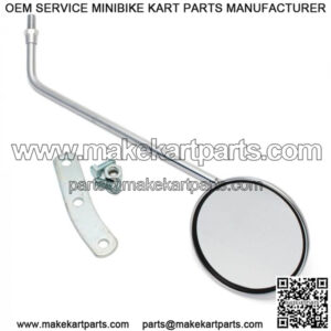 Left Mirror (Round, Chrome);  Stella, Vintage Vespa