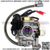 139QMB Carburetor for GY6 50CC 49CC 4 Stroke Scooter Taotao Engine 18mm Carb + Intake Manifold Air Filter - 50cc Carb, 50 CC Scooter Carburetor, 49cc Moped Parts 50cc Scooter Carburetor - Image 3