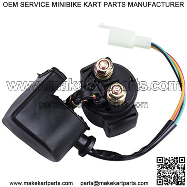 Starter Solenoid Relay For 4-Stroke GY6 50cc 125cc 150cc 200cc 250cc ATV Dirt Bikes Scooters Go Kart Dne BuggQuad 4 Wheelers Pocket Bike Moped Roketa SSR Sunl Coolster - Image 4