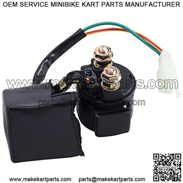 Starter Solenoid Relay For 4-Stroke GY6 50cc 125cc 150cc 200cc 250cc ATV Dirt Bikes Scooters Go Kart Dne BuggQuad 4 Wheelers Pocket Bike Moped Roketa SSR Sunl Coolster - Image 5
