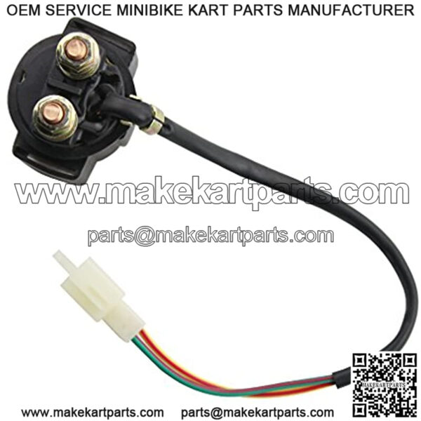 Solenoid Starter Relay for GY6 49cc 50cc Made ATV Scooter - Image 2