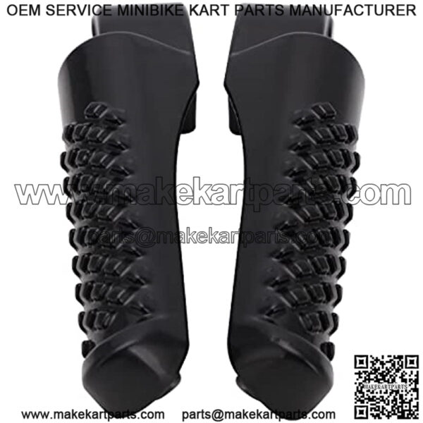 Mini Bike Foot Pegs Footrest Bracket Set Aluminium Alloy For CT200U CT200U-EX BT200X CT100U Trail 100cc 212cc 196cc 3.0hp 6.5hp Mini Bike Black - Image 5