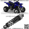 8.3in Motorcycle Shock Absorber Rear Suspension Shock Struts Universal Adjustable Air Shock Absorber for Motorcycle Scooter ATV - Image 2