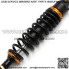 1 Pair Motorcycle Air Shock Absorbers Spring 7mm 340mm Motorcycle Scooter Section Adjustable Rear Dirt Bike Scooter ATV Rear Suspension Motorcycle Shock Absorber - Image 5