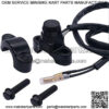 12V Motorcycle Handlebar Push Switch Engine Stop Start Kill Switch 7/8inch 22mm with Mounting Backplate for ATV,Dirt Pit Bike,Scooter,Quad Switch K-F011 - Image 3