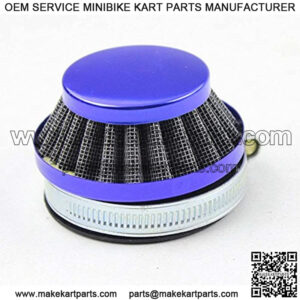 58mm Blue Air Filter For Gas Motorized Bicycle Mini ATV Dirt Pocket Bikes
