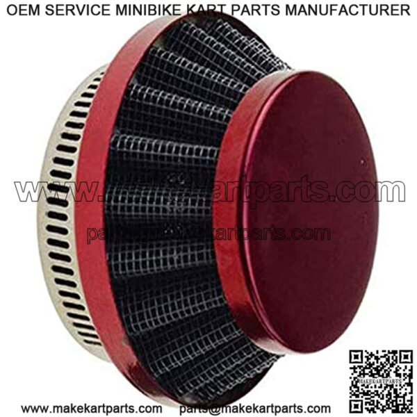 42mm 43mm 44mm Air Filter Cleaner Replacement for 2 Stroke 33cc 43cc 47cc 49cc 50cc Mini Pocket Bike ATV 4 Wheeler Quad Go Kart Pit Dirt Bike Red - Image 4