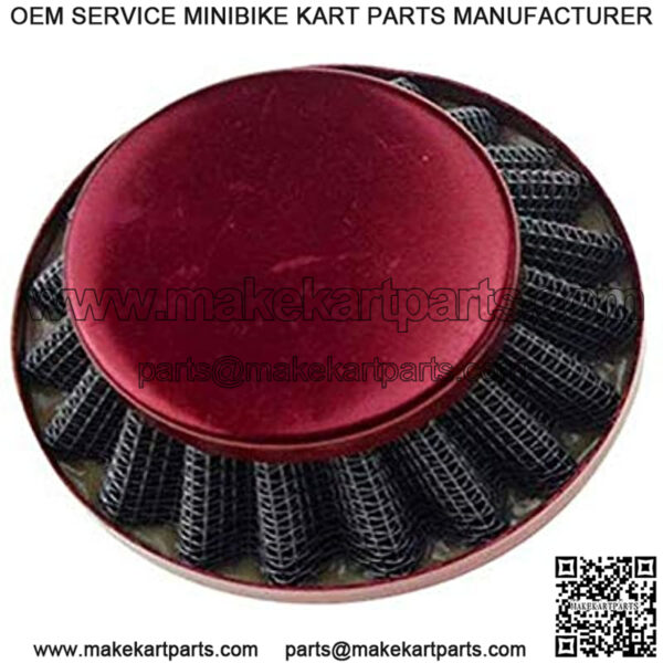 42mm 43mm 44mm Air Filter Cleaner Replacement for 2 Stroke 33cc 43cc 47cc 49cc 50cc Mini Pocket Bike ATV 4 Wheeler Quad Go Kart Pit Dirt Bike Red - Image 5