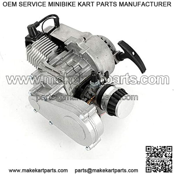 49CC 2-Stroke Engine&Transfer Motor Gear Box Air Filter Mini Pocket Dirt Bike ATV/Scooter Pull Start - Image 3