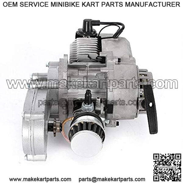 49CC 2-Stroke Engine&Transfer Motor Gear Box Air Filter Mini Pocket Dirt Bike ATV/Scooter Pull Start USA USA STOCK - Image 2
