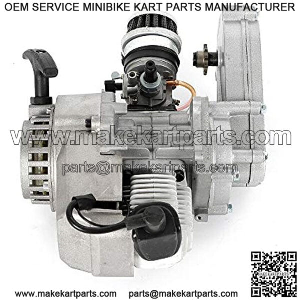 49CC 2-Stroke Engine&Transfer Motor Gear Box Air Filter Mini Pocket Dirt Bike ATV/Scooter Pull Start USA USA STOCK - Image 4