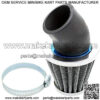 3PCS 1.5inch 38mm 39mm 40mm Air Filter Cleaner 45 Degree Angled Compatible with 50cc 70cc 90cc 110cc 125cc 150cc 200cc Motorcycle ATV Quad Scooter Go Kart Moped Pit Dirt Pocket Mini Bike GY6 - Image 3