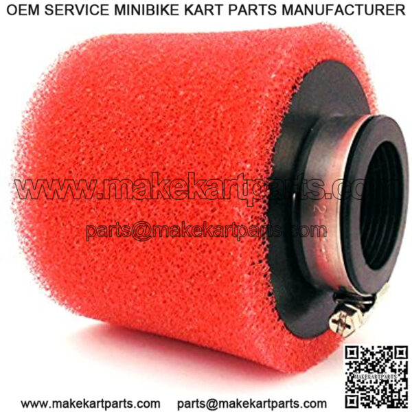 38mm Universal Fit Straight Foam Air Filter Clamp On Scooter ATV Dirt Bike Mini - 6942