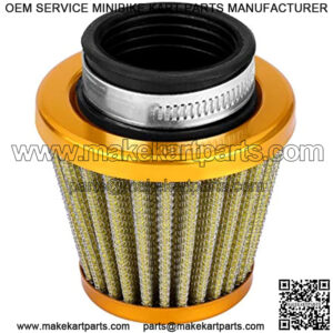 Motoycle Air Filters 38mm, Motoycle Engine Air Filter Intake Induction Kit for Most Dirt Pit Bike Mini Motocross