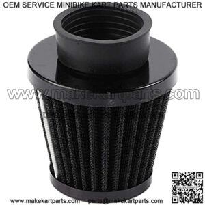 38mm Air Filter Intake Induction Kit for Most Dirt Pit Bike Mini Motocross Motoycle Engine (Black)