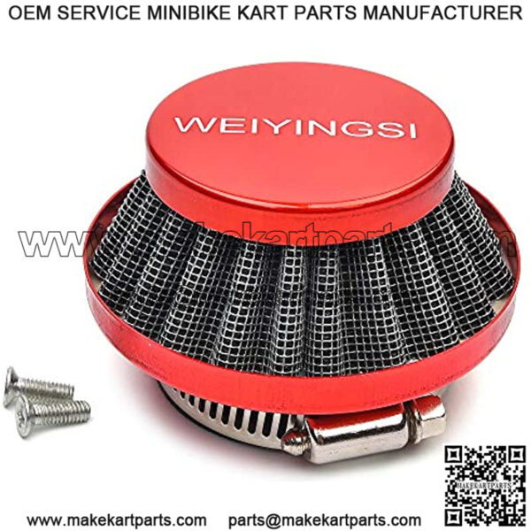 42mm Air Filter 47cc 49cc 2 Stroke Super Pocket Bike Upgrade Kit Mini Dirt Bike ATV Quad Aluminium Air Filter Set - Image 4