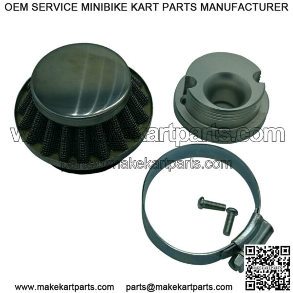 42mm Air Filter and Adapter For 2 Stroke 47cc 49cc Pocket Bike Mini ATV Quad - Image 3