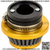 44mm 42mm 43mm Air filter Cleaner Stack Fuel filter for 47cc 49cc Mini ATV Quad Dirt Pocket Bike Cag MAT1 MAT2 FS529 FS509 Mini Moto Pit Dirt Bike Moped Scooter Motocross Parts Golden - Image 5