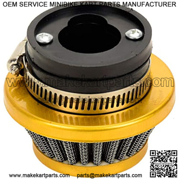 44mm 42mm 43mm Air filter Cleaner Stack Fuel filter for 47cc 49cc Mini ATV Quad Dirt Pocket Bike Cag MAT1 MAT2 FS529 FS509 Mini Moto Pit Dirt Bike Moped Scooter Motocross Parts Golden - Image 5