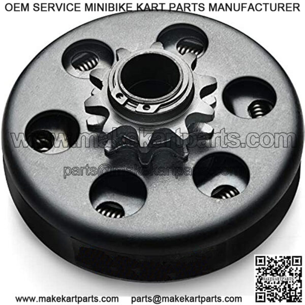 Motovecor Centrifugal Clutch Go Kart Clutch Predator Engine Clutch Baja Mini Bike 3/4" Inch Bore 10 Tooth 10T for #40/41/420 Chain 6.5HP - Upgrade