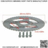 420 Chain+50T 40mm Rear Sprocket For Coleman Trail Mini Bike BT200X CT200U-EX - Image 2