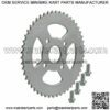 420 Chain+50T 40mm Rear Sprocket For Coleman Trail Mini Bike BT200X CT200U-EX - Image 4