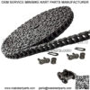 35 Roller Chain 5 Feet with 2 Master and 1 Offset Links for GO Kart, Mini Bike