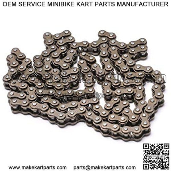 49cc Bike Chain 25H for Pocket 47cc ATV Pocket Mini Quad Dirt Bike 138 Link with Master Link - Image 2