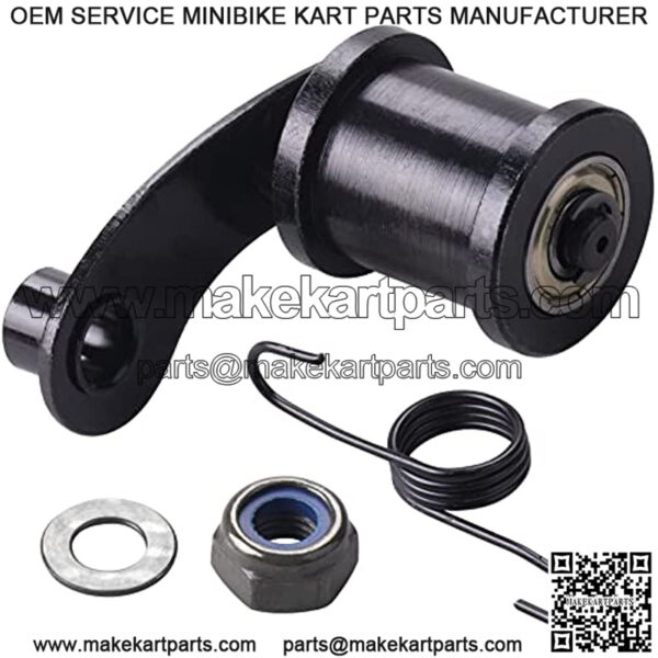 Chain Tensioner 1-3/4" Roller Spring fit for Coleman CT200U Trail CT200U-EX BT200X 212cc 196cc 6.5Hp Trail Hensim Baja Heat Warrior MB165 TrailMaster MB200 Mini Bike Parts Motorcycle