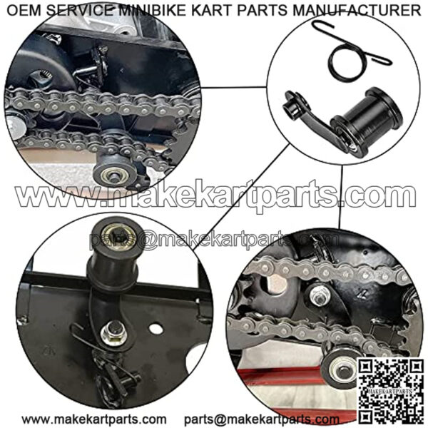 OEM Coleman CT200U Chain Tensioner 1-3/4" Roller for 196cc Mini Bike CT100U CT200U-EX BT200X Hensim Baja Massimo MB165 MB200 Coleman Powersports 6.5HP - Image 2