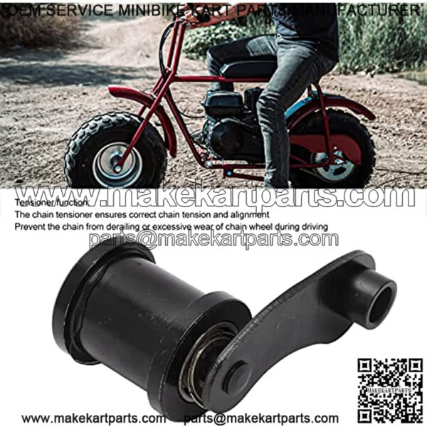 Chain Tensioner, Mini Bike Chain Tensioner Steel Alloy for 196cc 6.5HP - Image 4