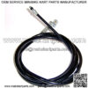 OEM REAR DRUM BRAKE CABLE 200CM 78.7" GY6 CHINESE SCOOTER MOPED ATV 4 STROKE TAOTAO JONWAY JMSTAR ROKETA SUNL VENTO VIP TANK KAZUMA JCL PEACE BMS JCL ZNEN BENZHOU SCHWINN KYMCO BAJA ETC. - Image 3