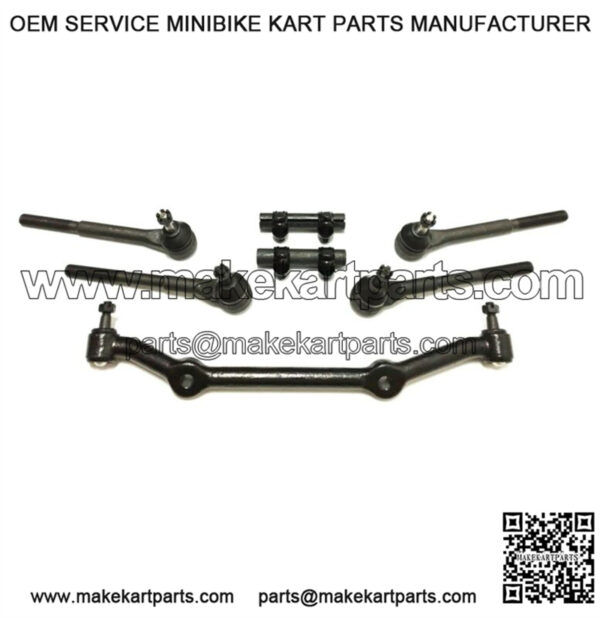 Steering & Suspension Kit Inner Outer Tie Rods Drag Link for Chevrolet GMC Isuzu