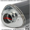 Universal 1.5" Inlet Exhaust With Removable DB Killer Slip On Dirt Street Bike Motorcycle Scooter - Carbon Fiber Color - Image 2
