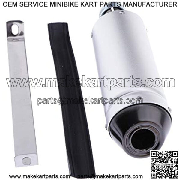 Polished Universal ATV Motorcycle Modified Exhaust Pipe Aluminum 28mm Adapter Inlet Connector for 50-125CC Scooter - Image 4