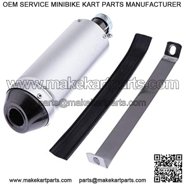 Polished Universal ATV Motorcycle Modified Exhaust Pipe Aluminum 28mm Adapter Inlet Connector for 50-125CC Scooter - Image 5