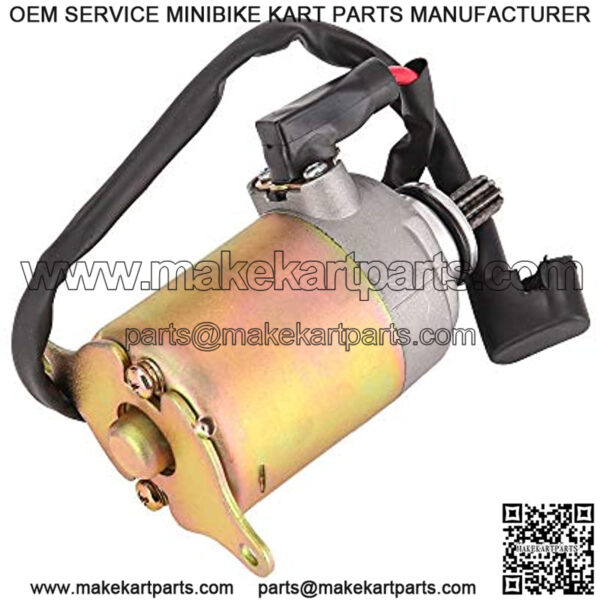 GY6 125CC 150CC Starter motor and Starter relay ATV Scooter Moped ATV Go Karts Quad 4 Wheelers Baja - Image 2