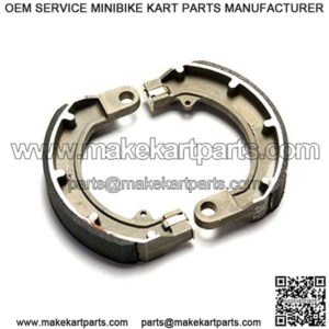 Front Brake Shoe Set for Large Frame Vintage Vespa Scooters with Manual Transmission