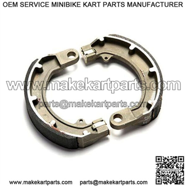 Front Brake Shoe Set for Large Frame Vintage Vespa Scooters with Manual Transmission