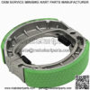 Mini Bike Brake Pad Shoes for Coleman CT200U MB200 BT200X MB165 Massimo Baja Mini Bike Brake Shoes GY6 49cc 50cc 150cc Scooter Moped CG125 105mm Drum Shoes - Image 2