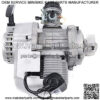 47cc 49cc 2-Stroke Complete Engine Motor, High-Performance Pull-Start Single-Cylinder Engine Kit for Pocket Bike Mini Dirt Bike Atv Scooter