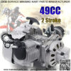 47cc 49cc 2-Stroke Complete Engine Motor, High-Performance Pull-Start Single-Cylinder Engine Kit for Pocket Bike Mini Dirt Bike Atv Scooter - Image 2