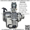 Complete 47cc 49cc Engine Motor For 2 Stroke ATV Mini Quad Go Kart Pit Dirt Bike