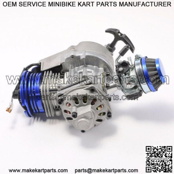 49CC 2-STROKE HIGH PERFORMANCE ENGINE MOTOR POCKET MINI DIRT BIKE SCOOTER ATV - Image 2
