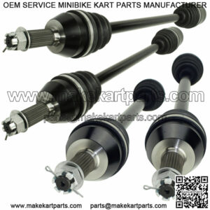 Front Rear Left Right CV Joint Axles for Polaris RZR XP 1000 2014 2015