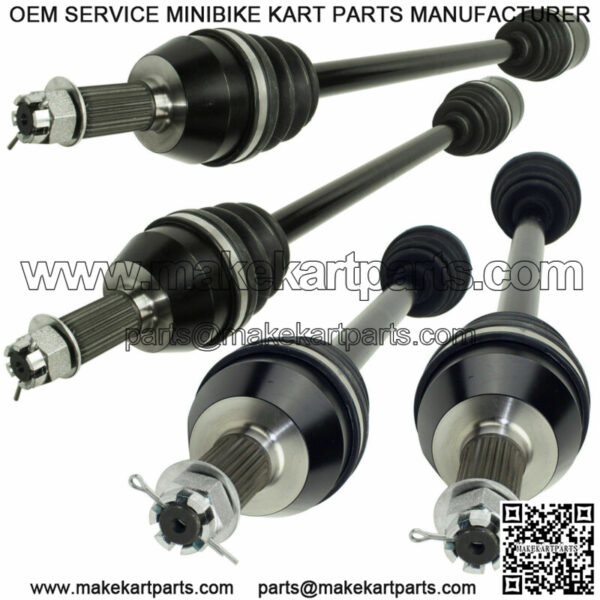 Front Rear Left Right CV Joint Axles for Polaris RZR XP 1000 2014 2015
