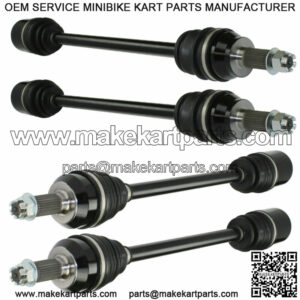 Front Rear Left Right Complete CV Joint Axles for Polaris RZR 4 900 2015-2017