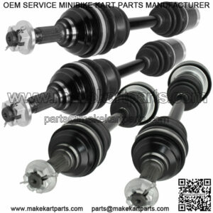 Front Rear Left Right Complete CV Joint Axles for Arctic Cat 250 4X4 2002