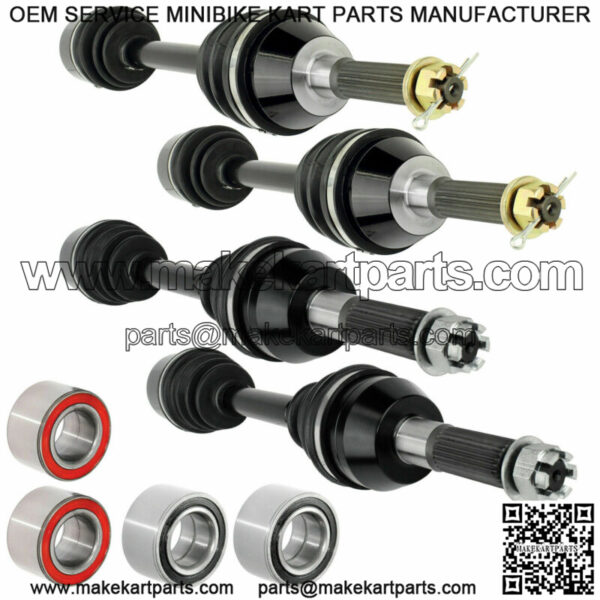 Front Rear Left Right CV Joint Axle Bearing For Polaris Sportsman X2 800 2007-09